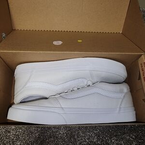 White old school vans